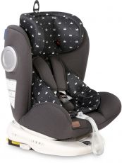 Дитяче автокрісло Lorelli LUSSO SPS Isofix black crowns (0-36 кг)